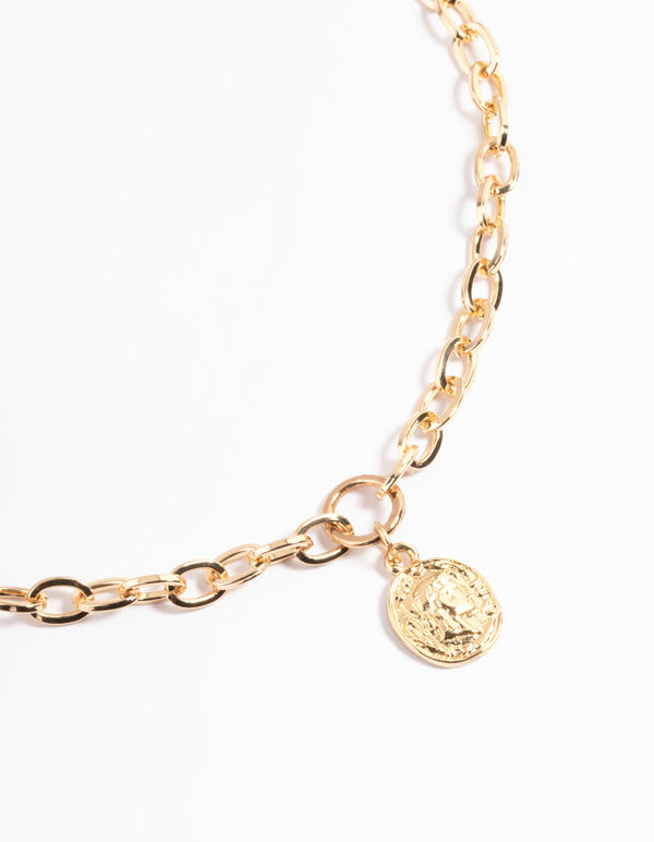 Gold Coin Necklace