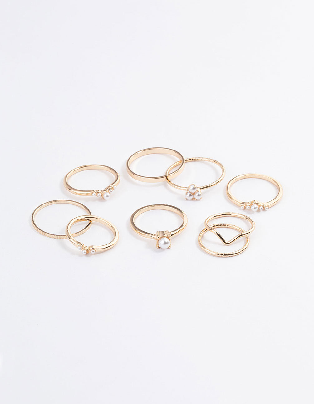 Fake pearl rings store