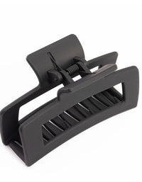 Matte Black Rectangle Outline Claw Clip - link has visual effect only