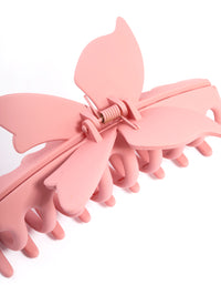 Blush Acrylic Butterfly Claw Clip - link has visual effect only