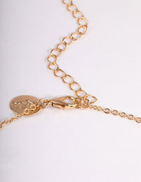 Gold Pearl Heart Necklace - link has visual effect only