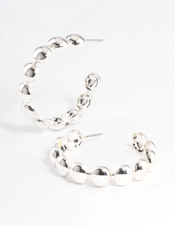 Silver Multi Circle Hoop Earrings