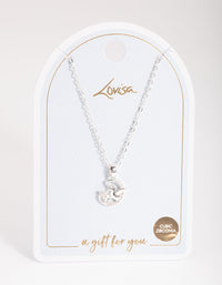 Silver Dainty Unicorn Necklace - link has visual effect only