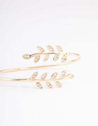 Gold Leaf Wrap Cuff Bangle - link has visual effect only