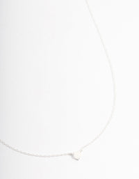 Sterling Silver Round Open Pendant Necklace - link has visual effect only