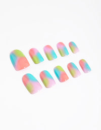 Watercolour Press On Nails - link has visual effect only