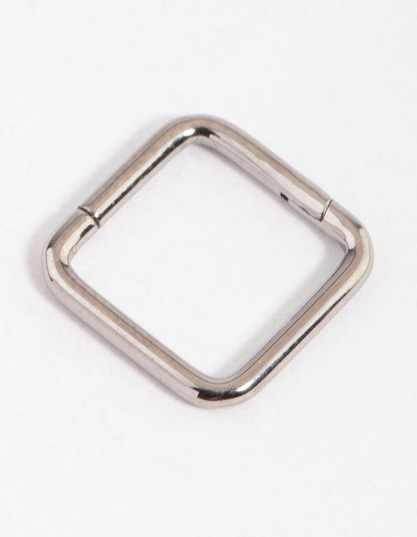 Titanium Square Clicker Ring