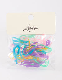 Pastel Mini Hair Elastics 60-Pack - link has visual effect only