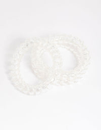 Clear Plastic Large Hair Spiral Pack - link has visual effect only