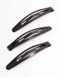 Coated Black Large Long Snap Clip Pack - link has visual effect only