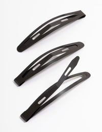 Coated Black Large Long Snap Clip Pack - link has visual effect only