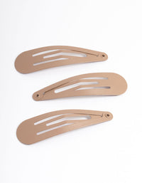 Coated Brown Classic Snap Clip Pack - link has visual effect only