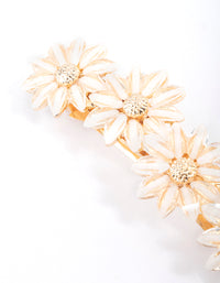 Gold Daisy Flower Clip - link has visual effect only