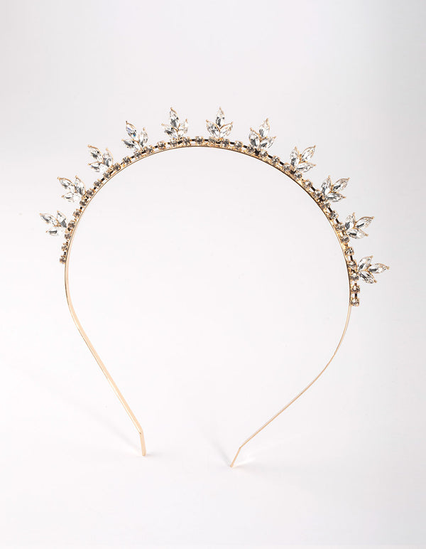 Gold Ice Crystal Headband