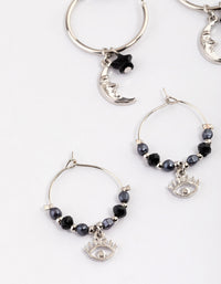 Silver Cross Celestial Earrings Pack - link has visual effect only