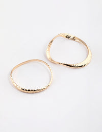 Gold Stretched Hammered Cuff - link has visual effect only