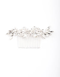 Silver Crystal Ice Flower Comb - link has visual effect only