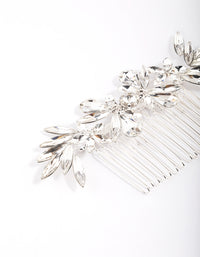 Silver Crystal Ice Flower Comb - link has visual effect only