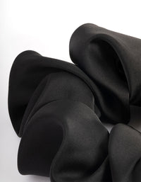 Black Fabric Classic Scrunchie - link has visual effect only