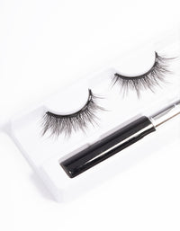 Black Spikey Magnetic Fake Eyelashes - link has visual effect only