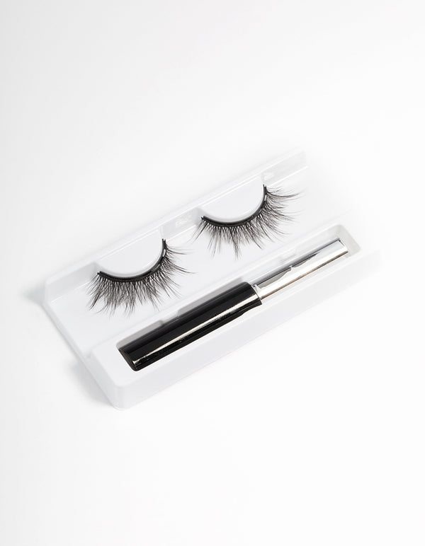 Black Spikey Magnetic Fake Eyelashes