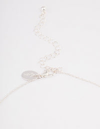 Silver Butterfly Imprint Necklace - link has visual effect only