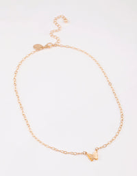 Gold Textured Butterfly Necklace - link has visual effect only