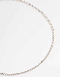 Silver Cupchain Choker - link has visual effect only