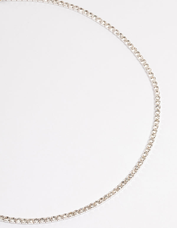 Silver Cupchain Choker