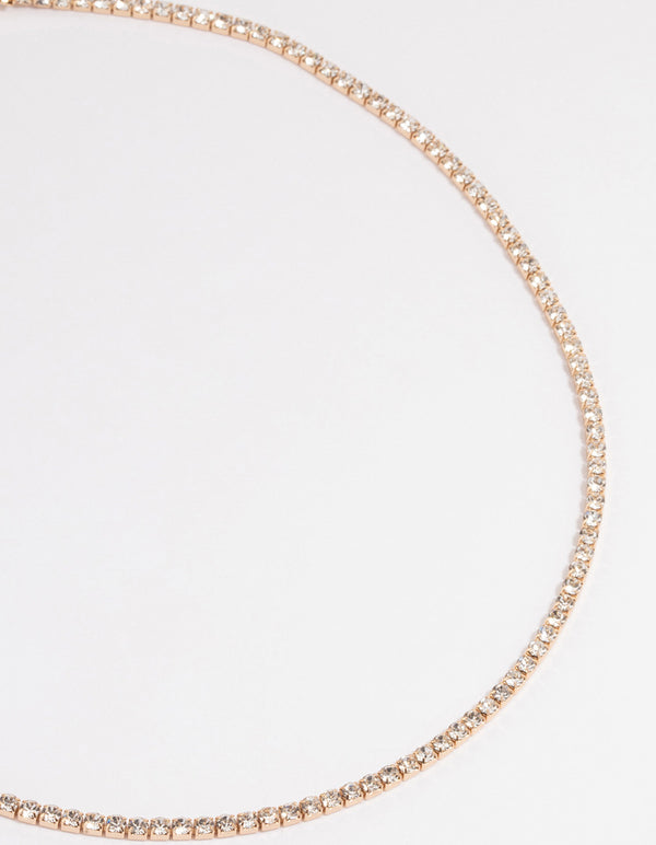 Gold Cupchain Choker