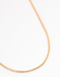 Gold Wheat Chain Necklace - link has visual effect only