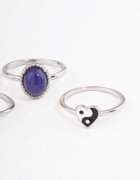 Silver Mood Multi Pack Ring - link has visual effect only