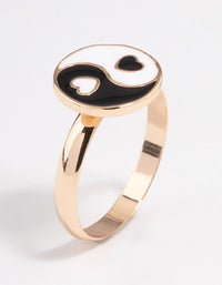 Gold Yin & Yang Ring - link has visual effect only