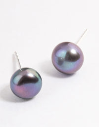 Sterling Silver Freshwater Pearl Stud Earrings - link has visual effect only