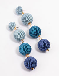 Gold Ombre Ball Drop Earrings - link has visual effect only