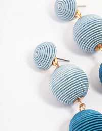 Gold Ombre Ball Drop Earrings - link has visual effect only