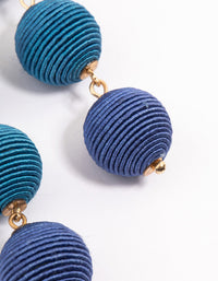 Gold Ombre Ball Drop Earrings - link has visual effect only