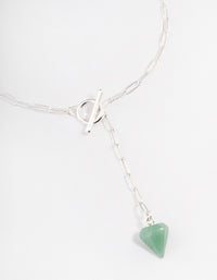 Silver Turquoise Charm T&O Necklace - link has visual effect only