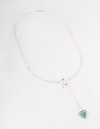 Silver Turquoise Charm T&O Necklace - link has visual effect only