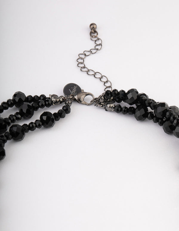 Like New Black Pebble factory Necklace