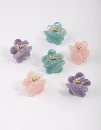 Acrylic Butterfly Flower Claw Clip 4-Pack - link has visual effect only