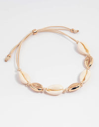 Gold Multi Shell Anklet - link has visual effect only