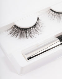 Black Magnetic Cat Eye False Eyelashes - link has visual effect only