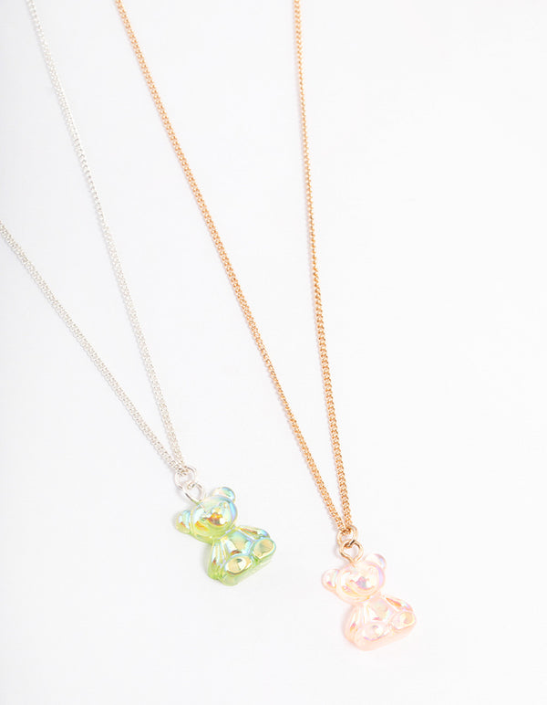 Teddy Bear Bestie Necklace Pack