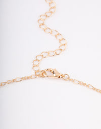 Gold Rose Quartz & Pearl Necklace - link has visual effect only