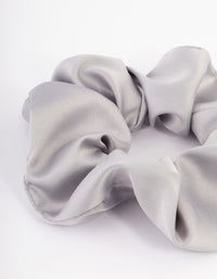 Dark Satin Hair Scrunchie Pack - link has visual effect only