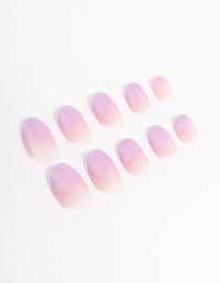 Tweens Pink & Lilac Gradient Press On Nails - link has visual effect only