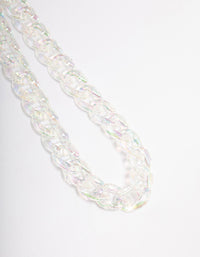 Iridescent Chain Phone Strap - link has visual effect only