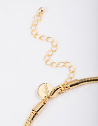 Gold Plated Brass Basic Box Chain Necklace - link has visual effect only