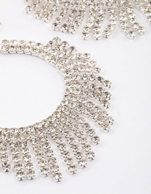 Silver Diamante Cupchain Statement Anklet Pack